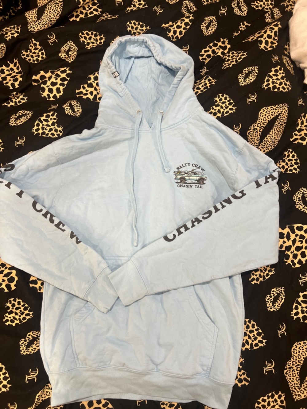 Salty Crew Light Blue 'Chasin' Tail' Pullover Hoodie